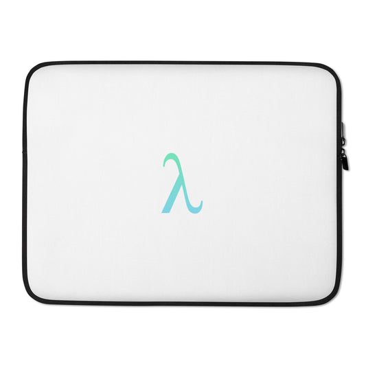 Funda para laptop con símbolo Lambda